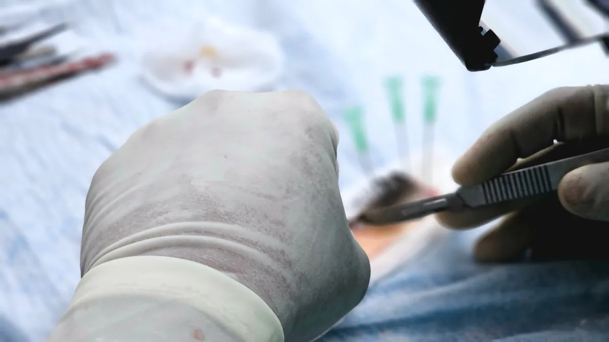 Harvesting donor follicles